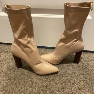Nude booties